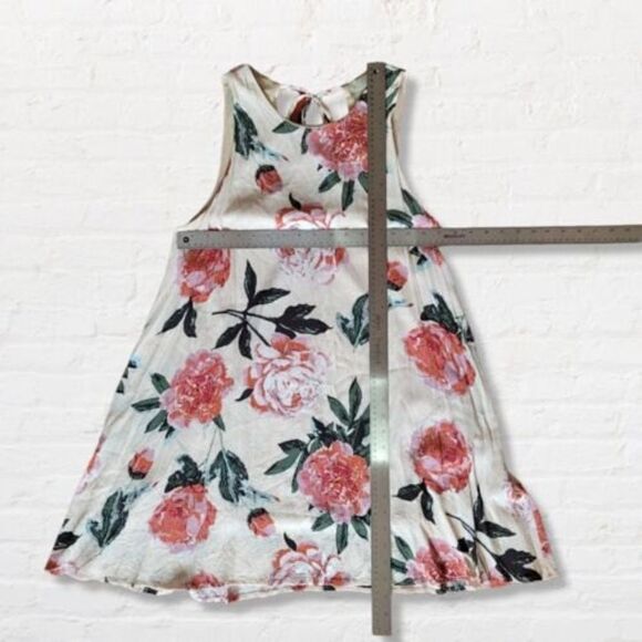 Dainty Hooligan Floral Summer Dress Sleeveless Low Back Flirty Flowy Sz Lg - Picture 10 of 12